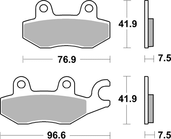 Brembo Street Fintered Metal Pavillons - 07KA31SA 07KA31SA