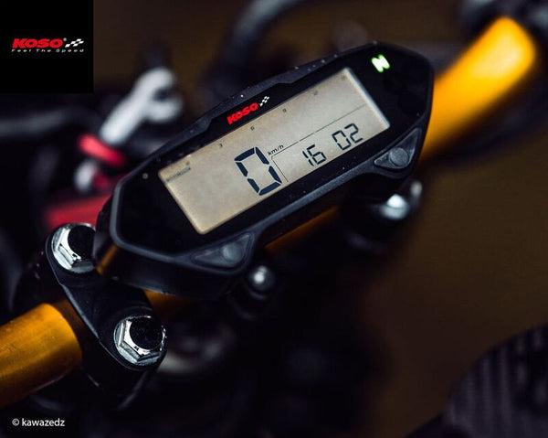 KOSO DB-01RN Multi-fonctionmètre LCD Black BA041000