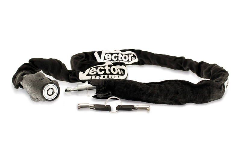 Helmchain vectoriel + verrouillage de chaîne - Ø5 mm / 1,2m 30L -a Lock de chaîne