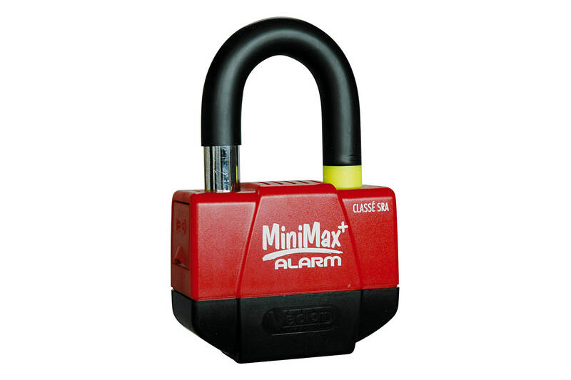 Vector Minimax + alarme Lock de disque (100 dB) - Ø16mm / 55x40mm - Alarme minimaxa certifiée SRA +