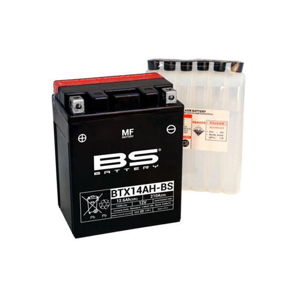 BSTENANCE BS ENTRETIEN-BATTERIE EN ENTRACTEMENT ACIDE - BTX14AH -B