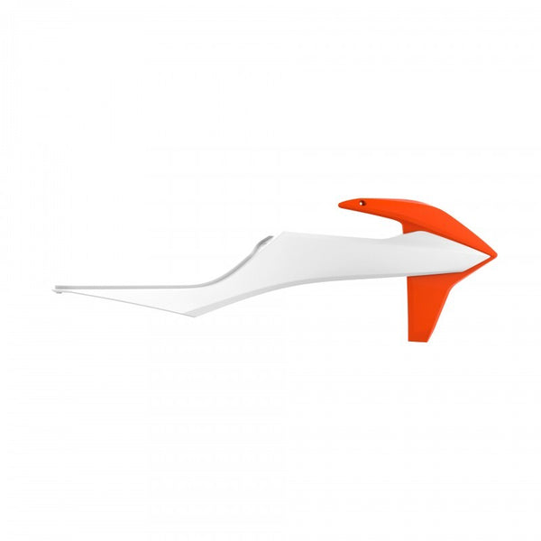 Le radiateur des portes policières couvre Orange / White KTM 8422100009