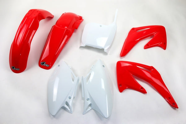Kit en plastique d'ufo Couleur OEM rouge / blanc Honda CRF250R / 450R HOKIT106 @ 999