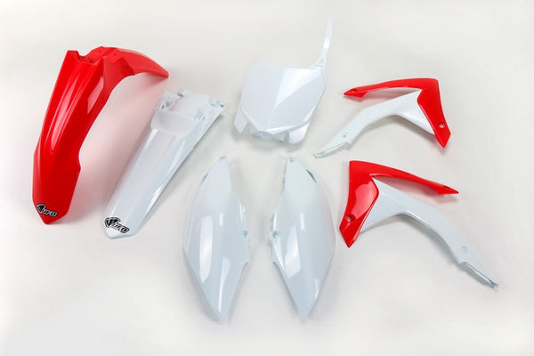 Kit en plastique d'ufo Couleur OEM rouge / blanc Honda CRF250R / 450R HOKIT116 @ 999