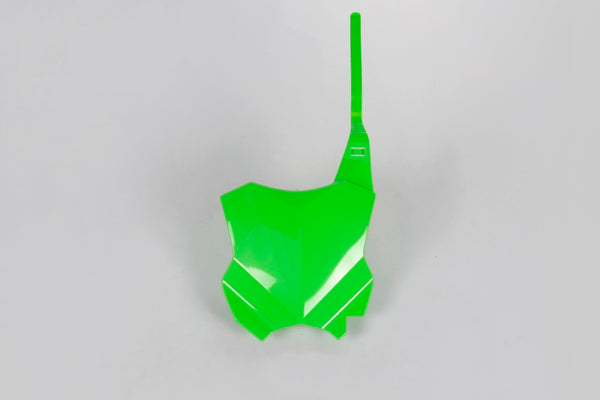 Plaque d'immatriculation avant UFO Green Kawasaki KX450F KA04738 # 026