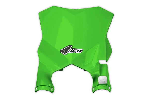 Plaque d'immatriculation avant stade UFO Green Kawasaki KX250F / 450F KA04746 # 026
