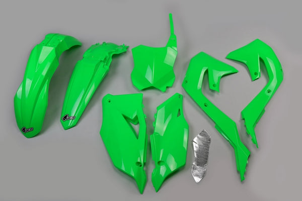 Kit en plastique d'ufo néon vert kawasaki kx450 kakit227 @ afu