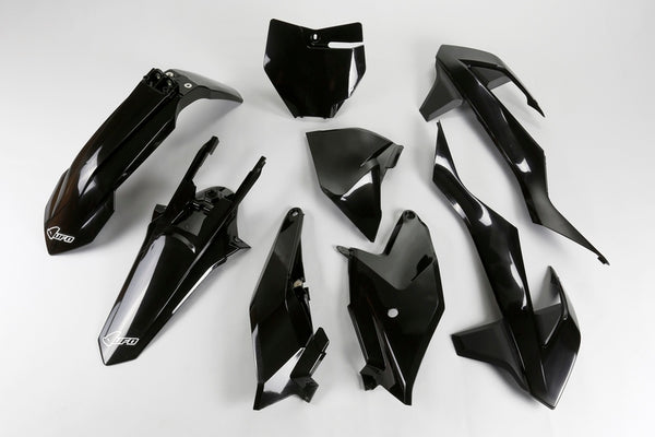 Kit en plastique d'ufo noir ktm sx85 ktkit519 @ 001