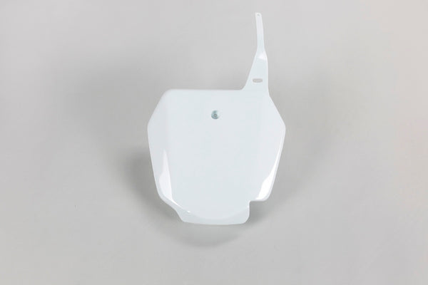 UFO Front Number Plate White Suzuki RM85 SU03968#041