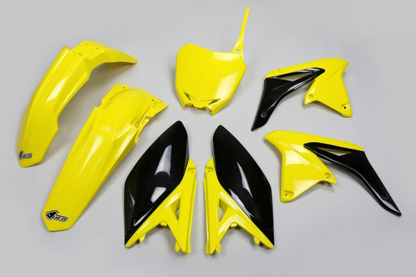 Couleur OEM en plastique en plastique UFO (2017) Jaune / Black Suzuki RM-Z250 Sukit416 @ 999k
