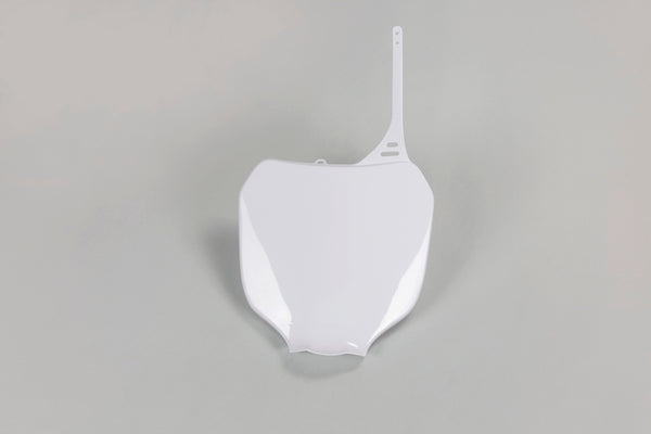 UFO Front Number Plate White Yamaha YA03823#046 