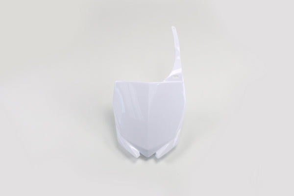 UFO Front Number Plate White Yamaha YA04813#046 