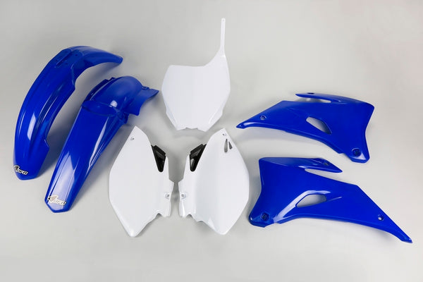 Kit en plastique d'ufo Couleur OEM bleu / blanc yamaha yz250f / 450f yakit305 @ 999