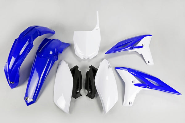 Kit en plastique d'ufo Couleur OEM bleu / blanc yamaha yz250f yakit310 @ 999