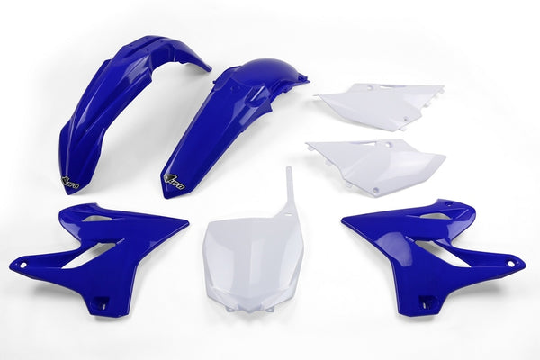 Kit en plastique d'OVNI Couleur OEM bleu / blanc yamaha yz125 / 250 yakit319 @ 999