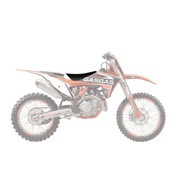 Blackbird Dream Graphic 4 Saddle Cover - Gas Gas 1908n