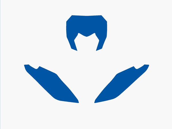 Blackbird plaque autocollants bleu fantastique xx 3f00 / 000007