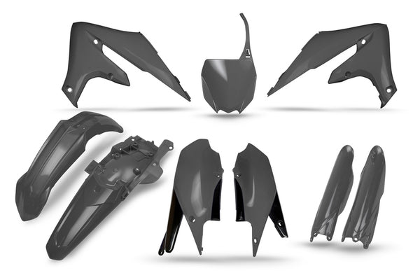 Kit de plastiques d'ufo gris - yamaha yakit323 @ 222