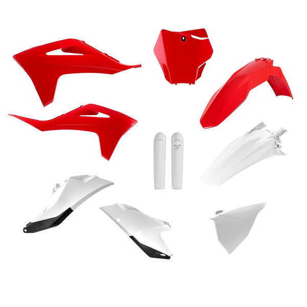 Kit en plastique de sport policier - rouge / blanc 91118