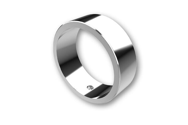 Anneau de couleur haute pour les poids du guidon, argent 161-0731