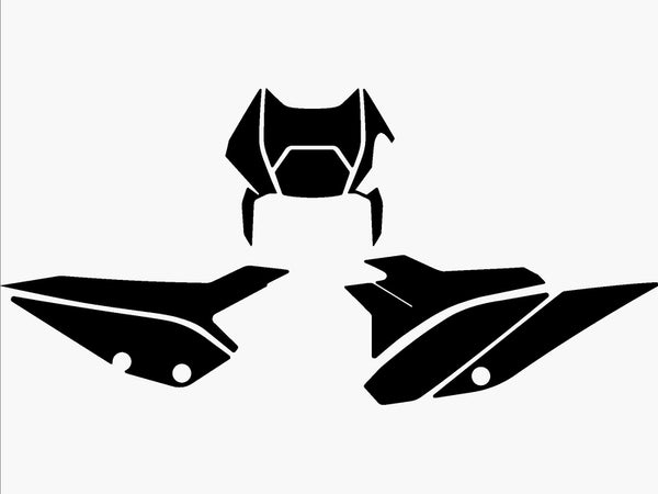 Autocollants de plaque Blackbird - Beta RR 2T / 4T 3B05 / 000006