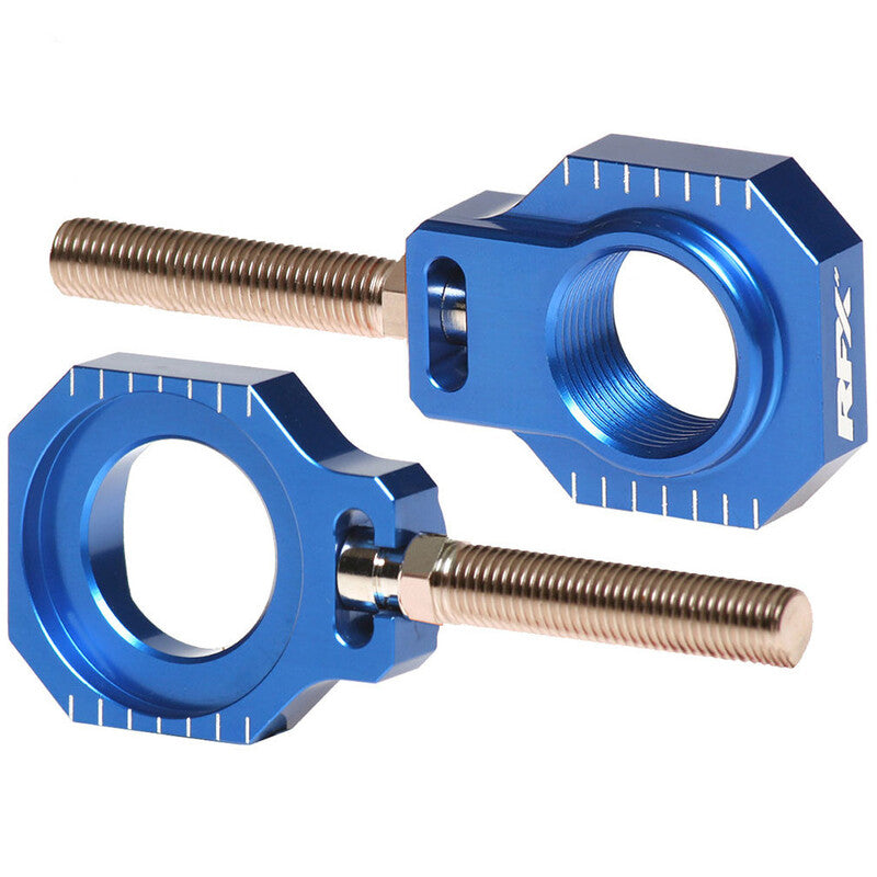 RFX Pro 2 Rear Axle Adjuster Blocks - Blue FXAB5020099BU