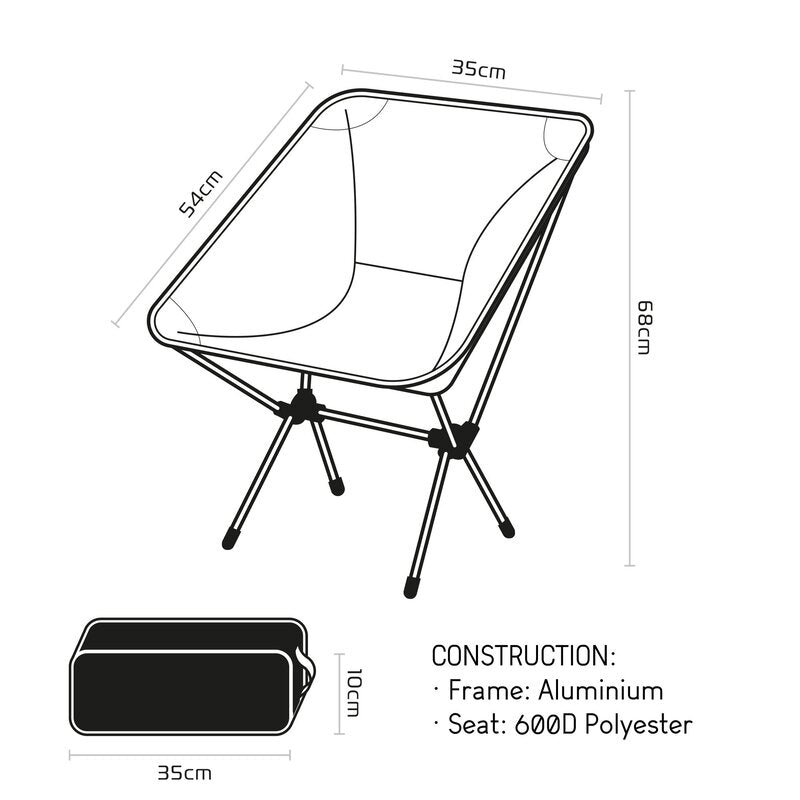 Chaise de camping oxford ox759