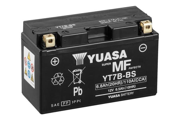 Yuasa Maintenance - Batterie compatible en usine sans usine - YT7B