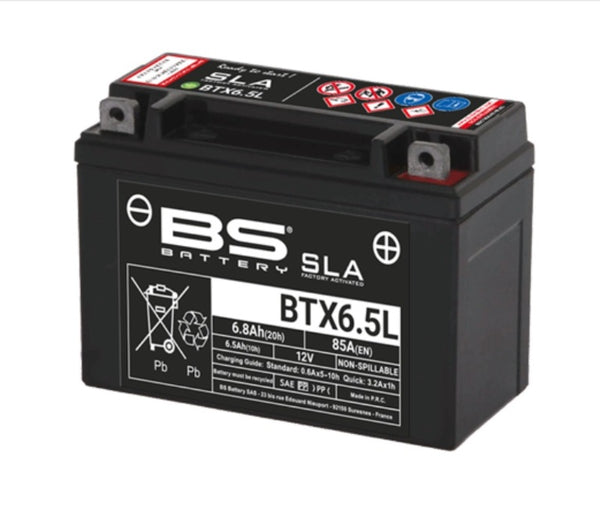 BS Battery SLA Battery Maintenance Free Factory Activé - BTX6.5L