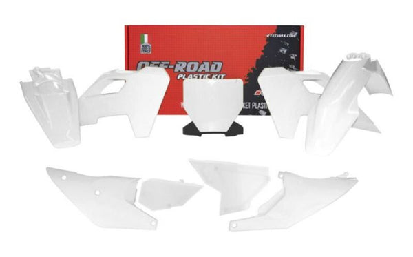 Racetech Plastic Kit 7 parts-White to Husqvarna (R-Kithsq-BN0-523)