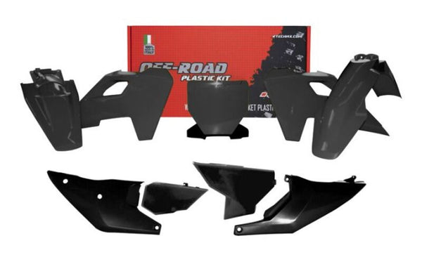 RACETECH Plastic Kit 7 parts – Black for Husqvarna (R-KITHSQ-NR0-523) 