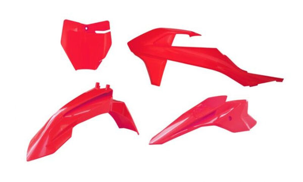 Kit en plastique Racetech 4-parties-rouge R-Kitktm-RG0-050