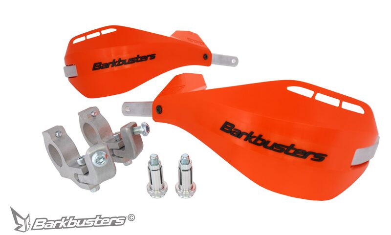 Barkbusters Ego Hand Guards à deux points Mount Orange (effilé) Ego-205-00-ou