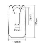 Oxford Monster Disc Lock - Jaune de 36m