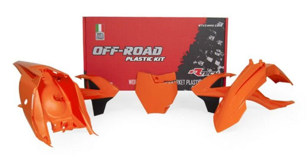 Racetech Plastic Kit-4 parts orange for KTM R-KitktM-AR0-500