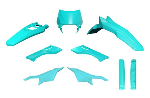 Kit en plastique Racetech 6 parties-Aquamarine Green R-Kitsur-VA0-624