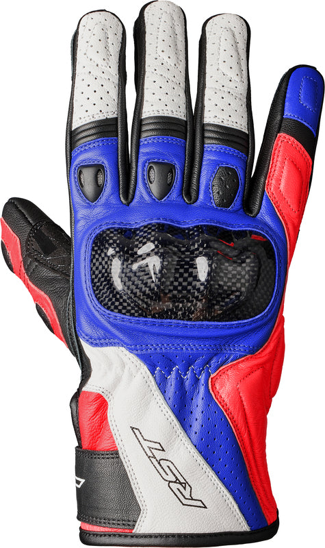 RST CAPT 3 Gants CE - Rouge / blanc / bleu 102123BLU2-08