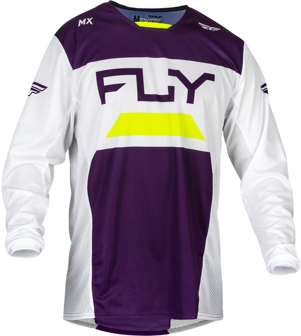 Fly Racing Reload cinétique Jersey Purple / White / Hi-Vis 377-521X
