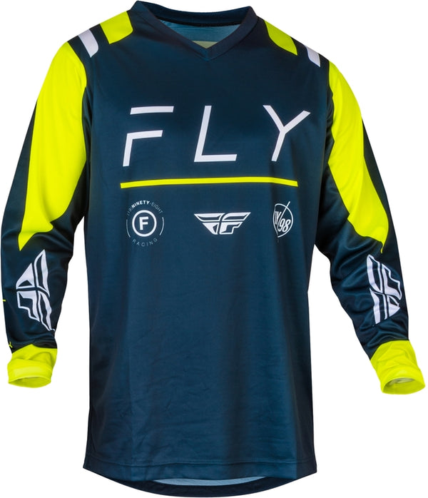 Fly Racing F-16 Jersey-Navy / Hi-Vis / White 377-922M