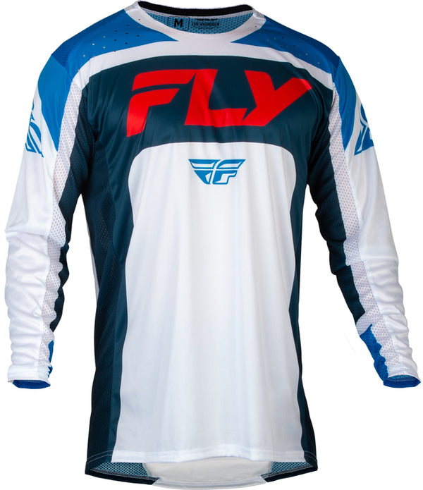 Fly Racing Lite Jersey - Red / White / Navy 377-723M