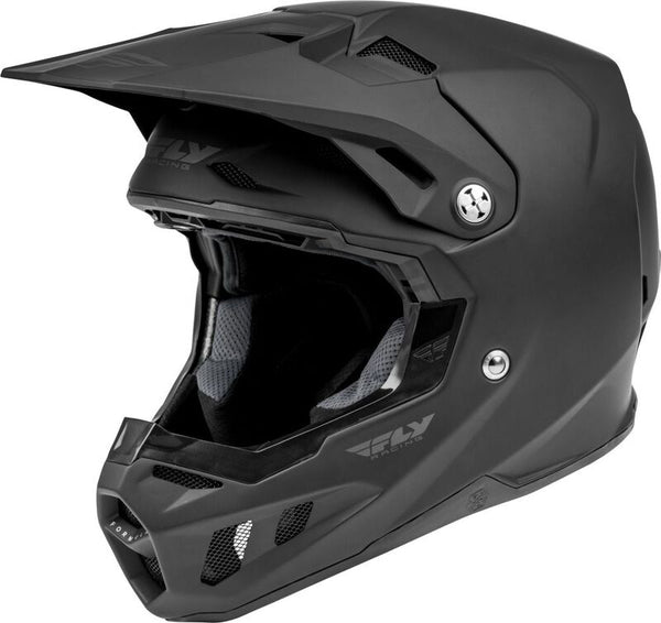 Formule de course à la mouche Formule CC Solid Casque - Matte Black 73-43002X