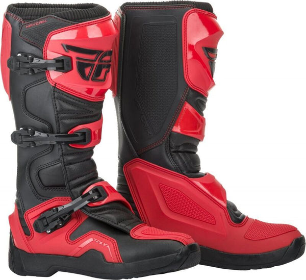 Fly Racing Maverik Boots Red / Black SZ 08 364-67308