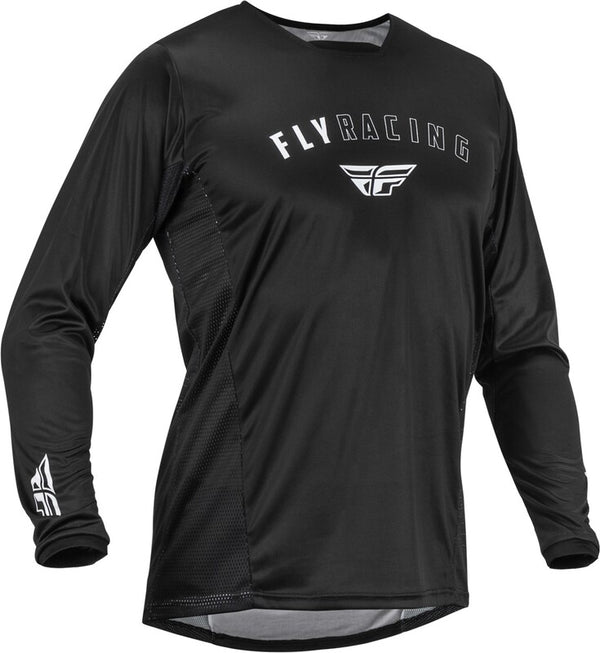 Fly Racing Patrol Jersey - Black / White 376-6504X