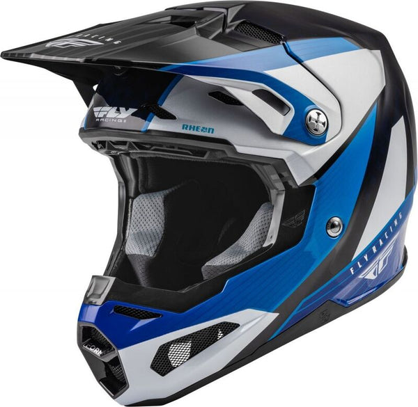 Fly Racing Formula Carbon Prime Helmet Blue/White/Blue Carbon XL 73-4430x