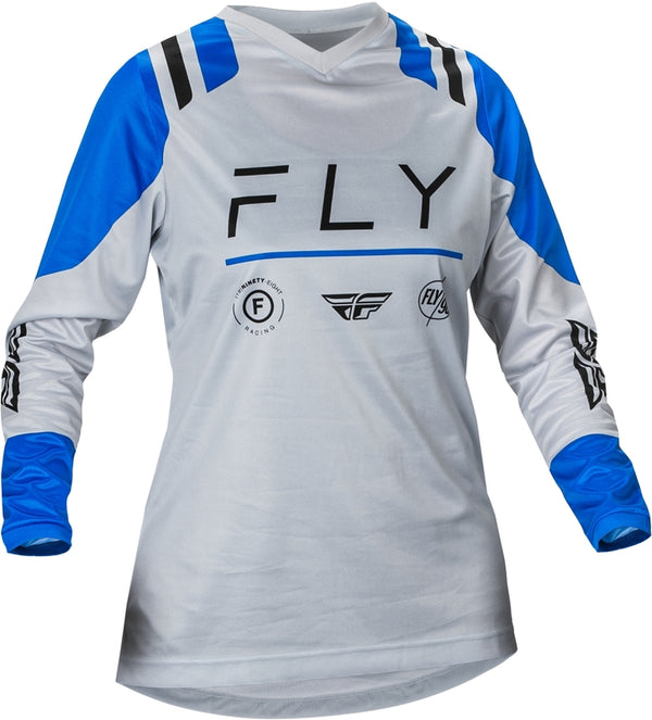 Fly Racing F-16 femme Jersey-Arctic Grey / Blue 377-820M