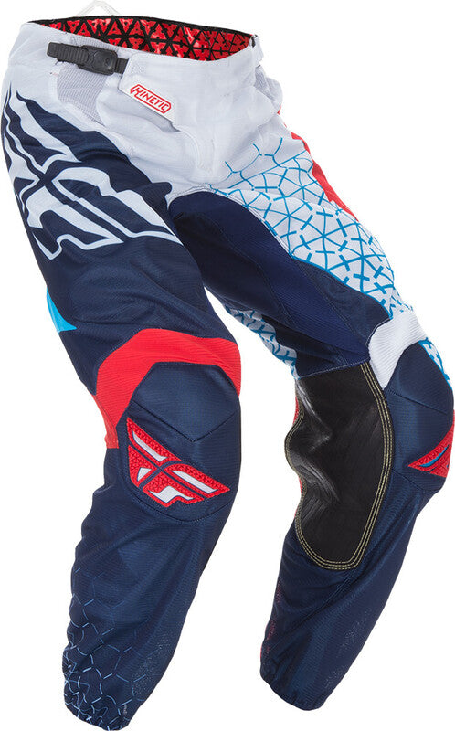 Fly Racing Kinetic Trifecta Mesh Youth Pants - Rouge / blanc / bleu 370-33226