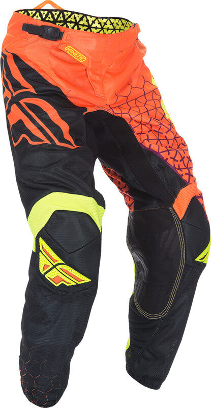 Fly Racing Kinetic Trifecta Mesh Pants - Neon Orange/Black 370-33728
