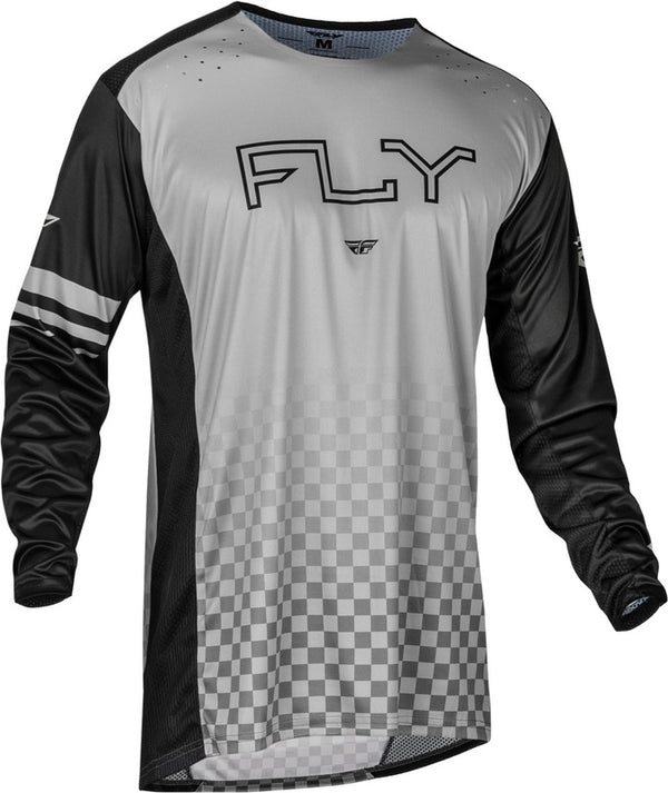 Fly Racing Rayce Bicycle Jersey - Gray / Black 377-0512X