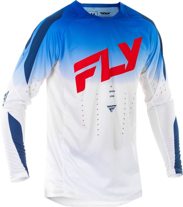 Fly Racing Evolution DST Jersey - rouge / blanc / bleu 378-123L