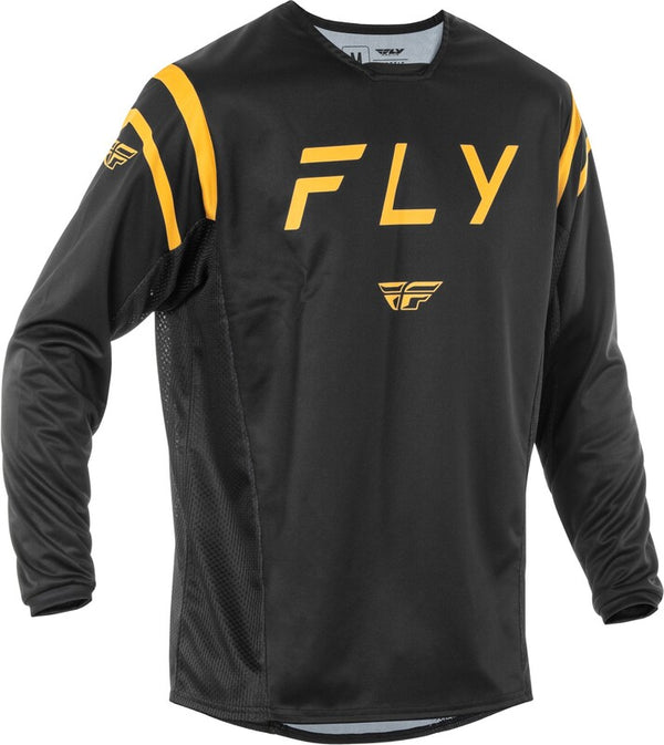 Fly Racing Kinetic Center Jersey - noir / or 378-520m